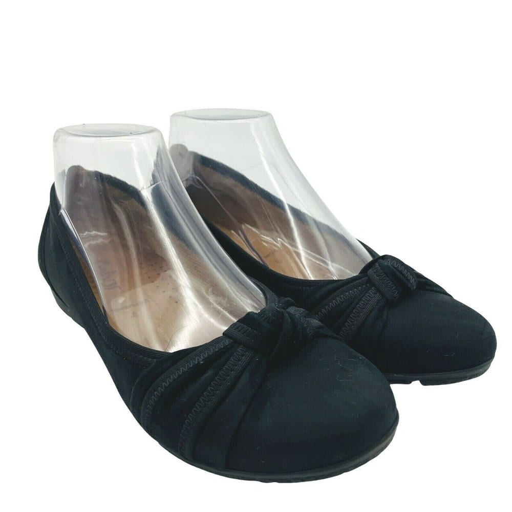 Gabor Flats Womens UK 4 US 6 Ballet Hovercraft Suede Leather Comfort Shoes